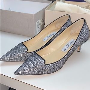 Jimmy Choo black and white heel